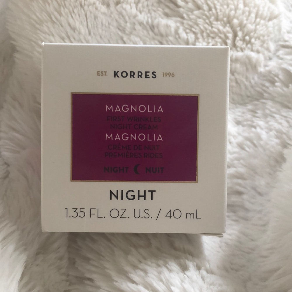 BNIB Korres Magnolia Night Cream